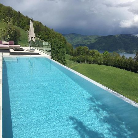 Attersee Luxury Design Villa With Dream Views, Large Pool And Sauna Nussdorf am Attersee Luaran gambar