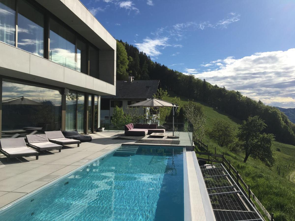 Attersee Luxury Design Villa With Dream Views, Large Pool And Sauna Nussdorf am Attersee Luaran gambar